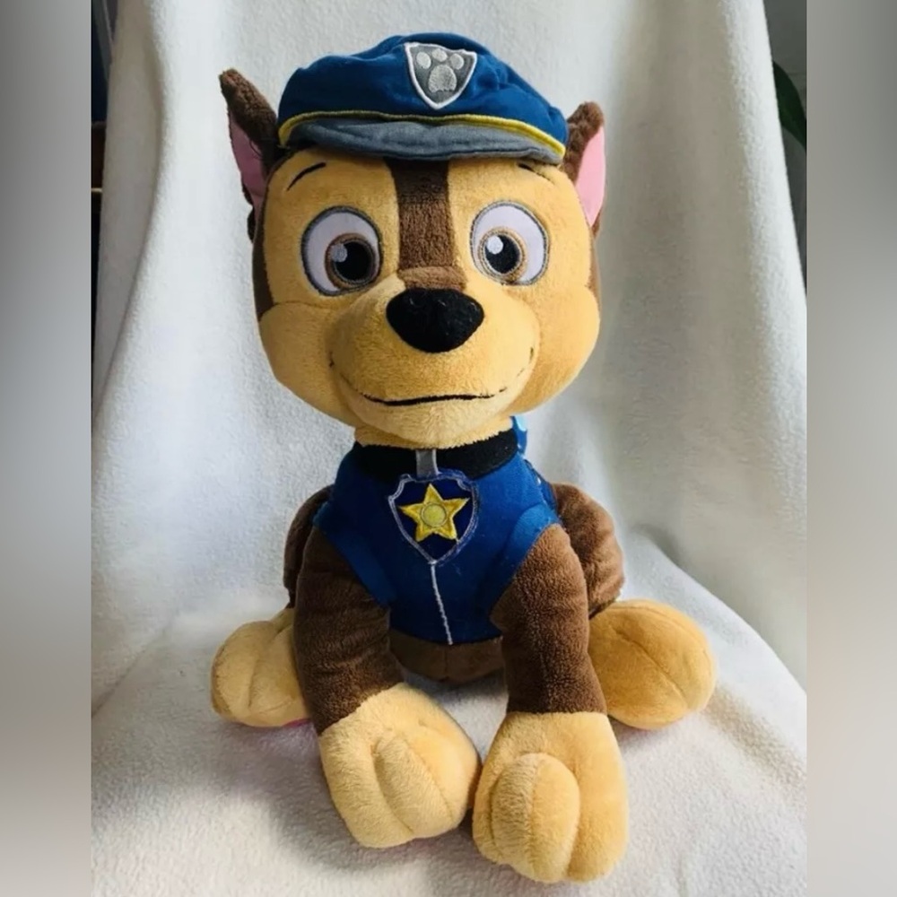 15” Chase Paw Patrol plush Nickelodeon 2015 Stuffed Animal Soft Toy
